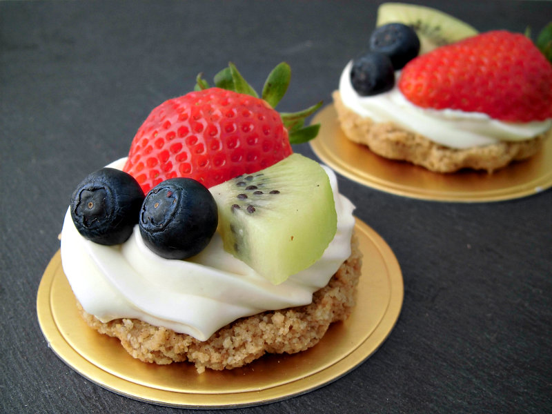 crostatine di frutta fresca senza cottura