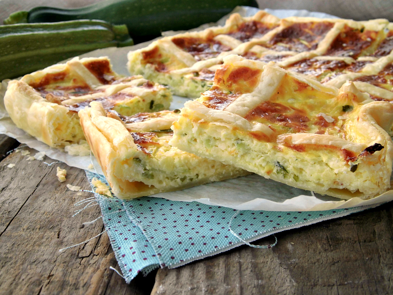torta rustica con zucchine