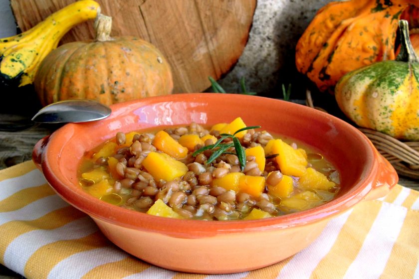 Ricetta minestra di farro e zucca
