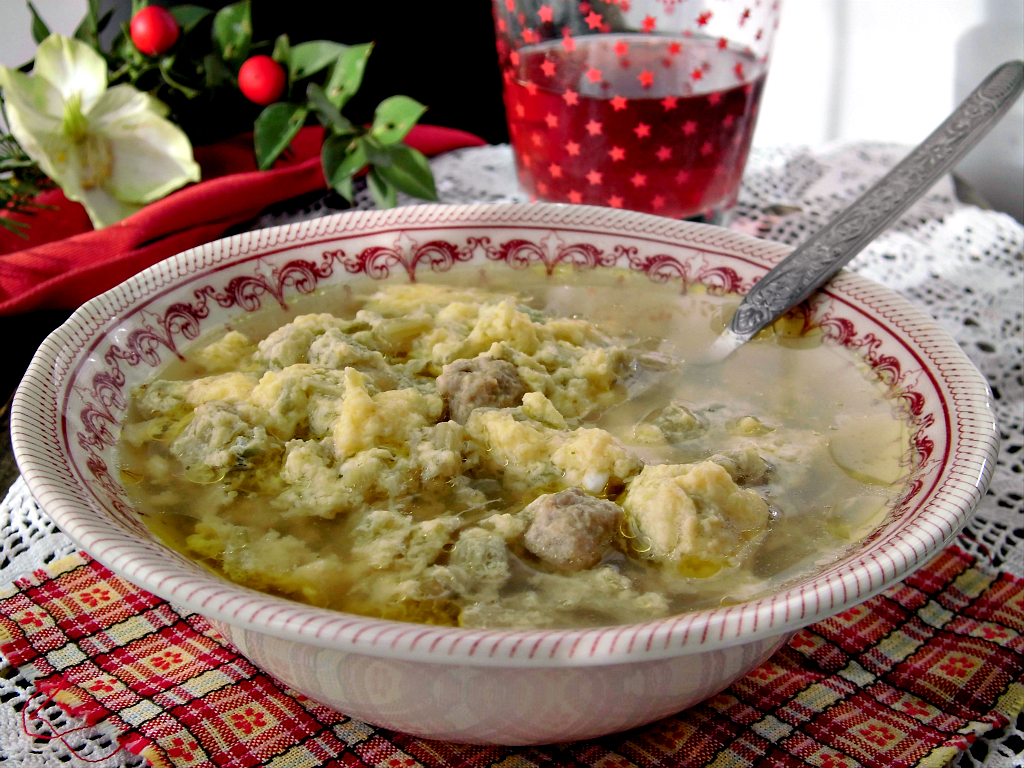 Cardone in brodo con stracciatella - Home Sweet Home