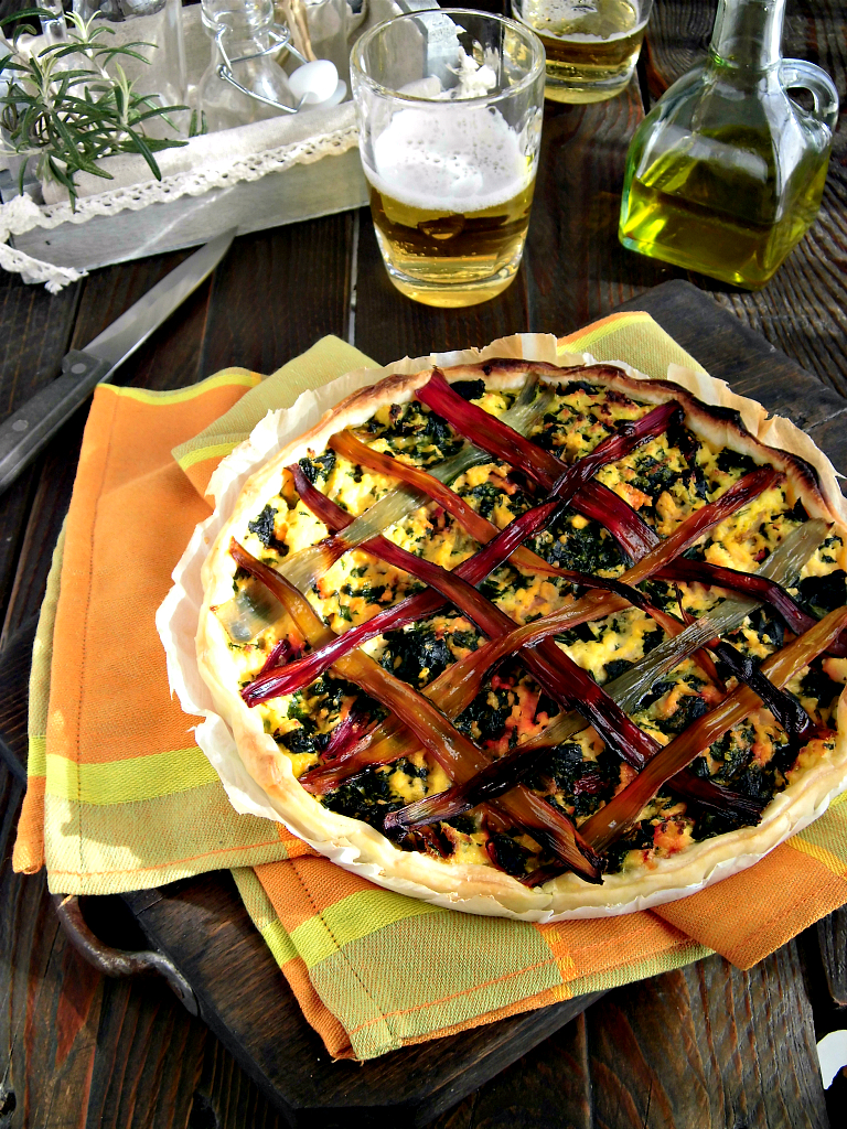 Torta salata con bietola e ricotta