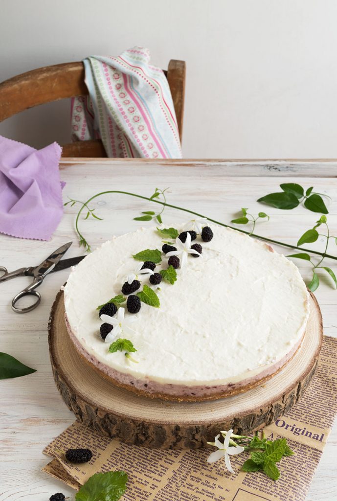 Cheesecake alle more di gelso